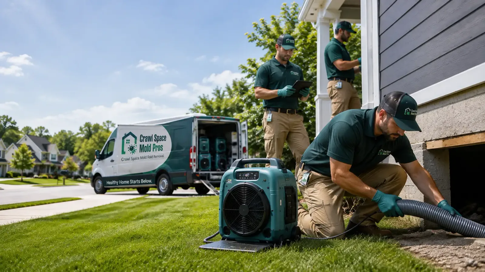 Crawl Space Mold Removal in Bellville, TX